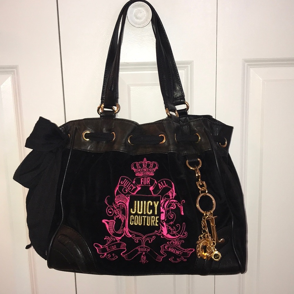 Black Juicy Couture shoulder purse